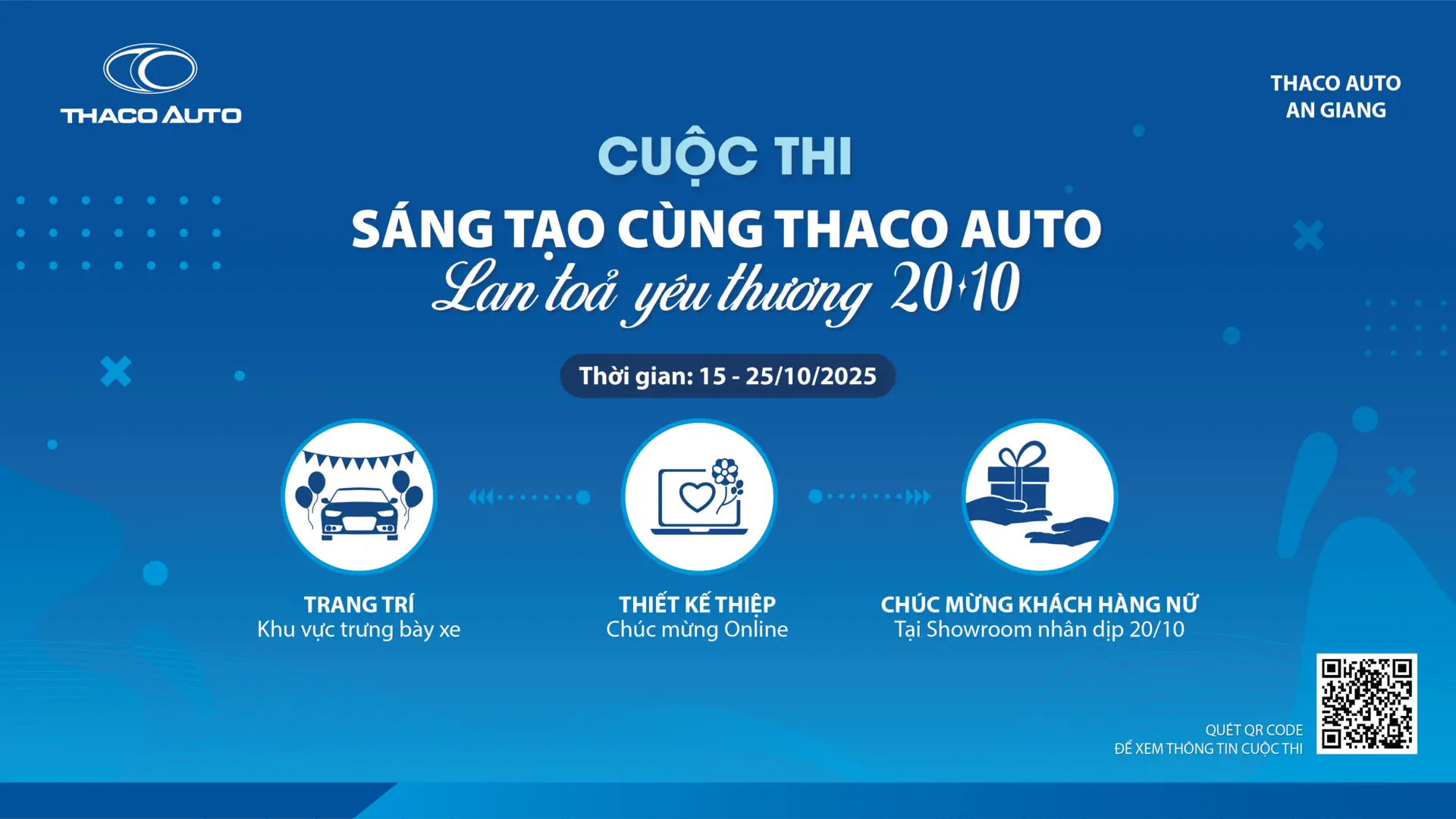 THACO AUTO AN GIANG PHÁT ĐỘNG CUỘC THI “SÁNG TẠO CÙNG THACO AUTO – LAN TỎA YÊU THƯƠNG 20/10”