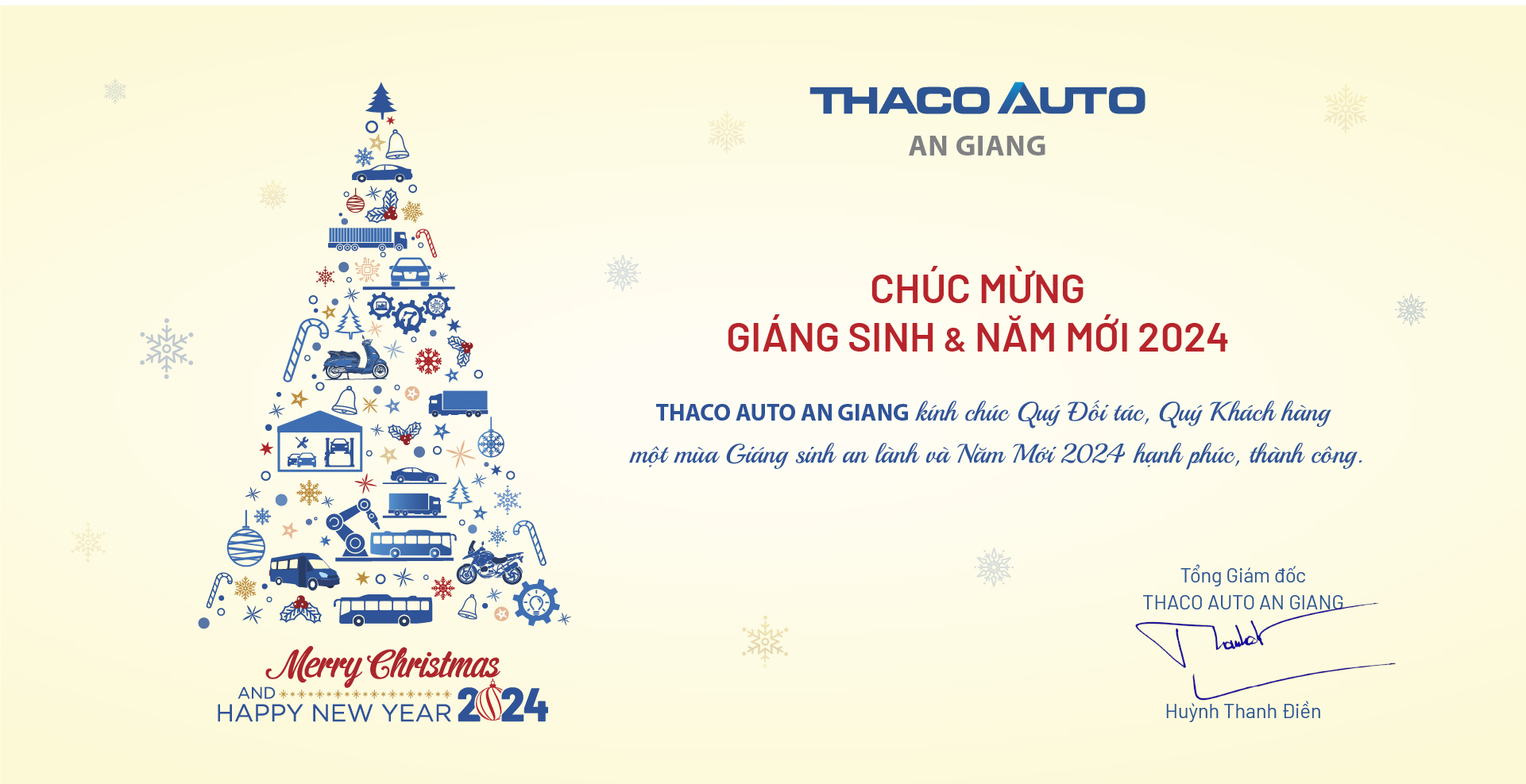 CHÚC MỪNG GIÁNG SINH, NĂM MỚI 2024!