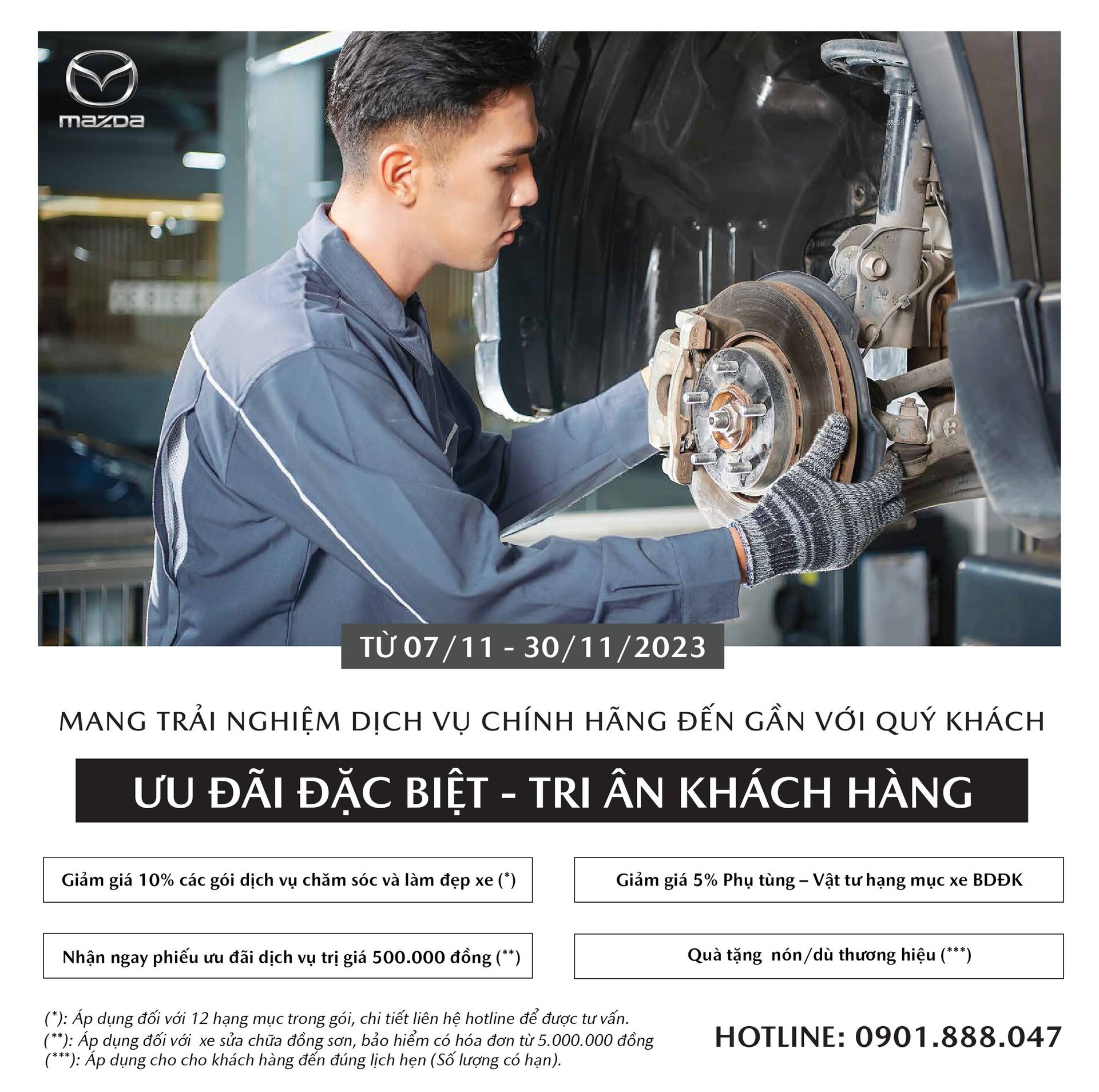 Mazda An Giang bùng nổ chương trình "ƯU ĐÃI ĐẶC BIỆT – TRI ÂN KHÁCH HÀNG" Tháng 11