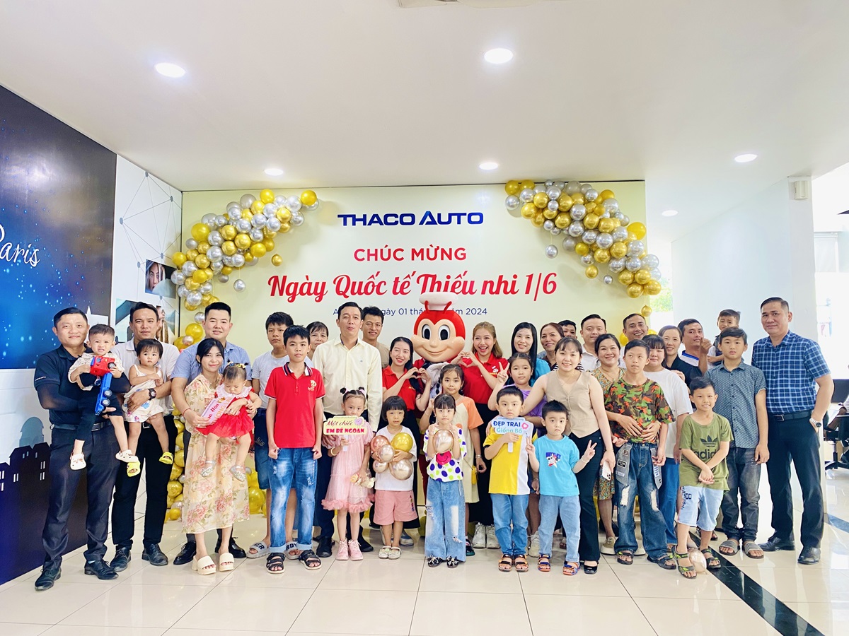 Những khoảnh khắc ý nghĩa tại THACO AUTO An Giang dịp Quốc tế Thiếu nhi 1/6