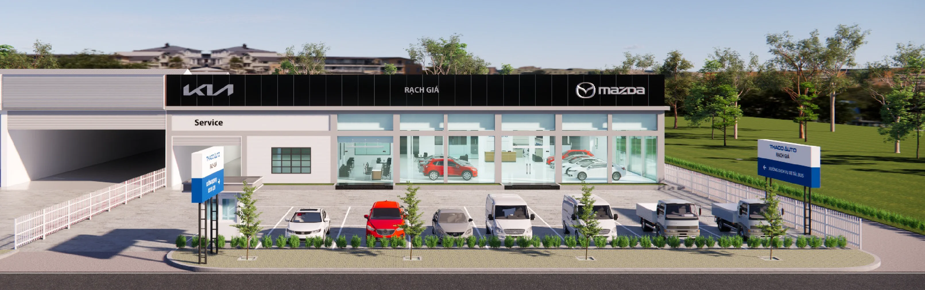 Showroom Kia Mazda Rạch Giá